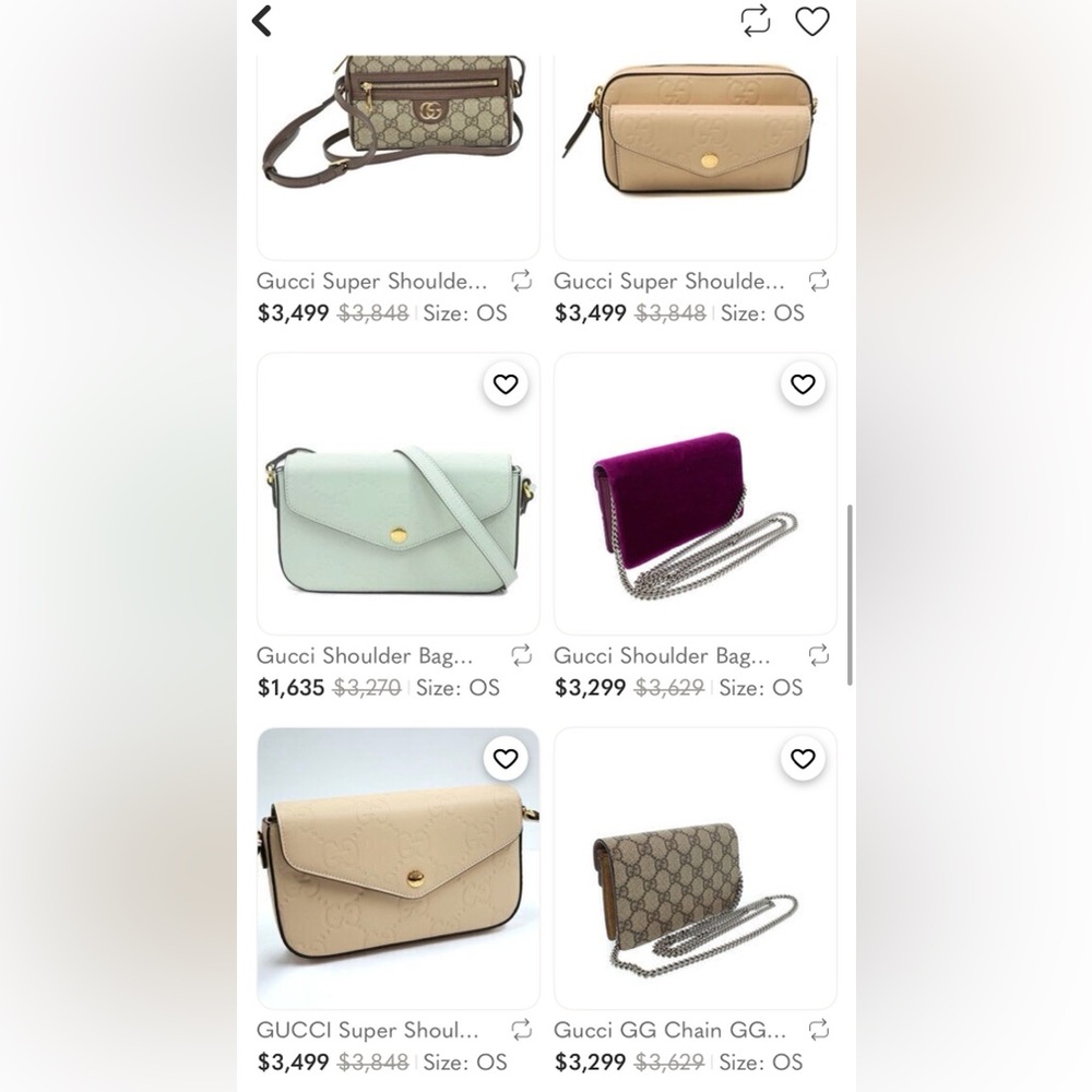 GUCCI Gilbert Calfskin GG Super Mini Shoulder Bag - Picture 14 of 14